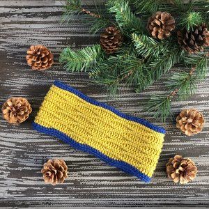 Handmade Crochet Wave Headband Earwarmer